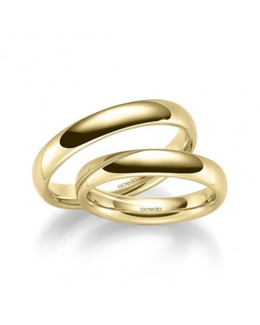 Alianzas de boda clásicas de oro anchas - Alianzas de boda - 



