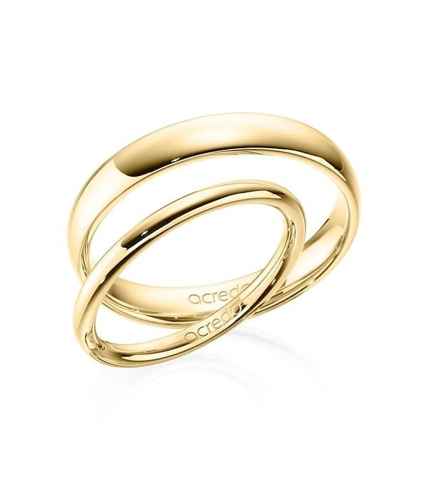 Alianzas de boda clásicas de oro de 14K o 18K - Alianzas de boda - 

