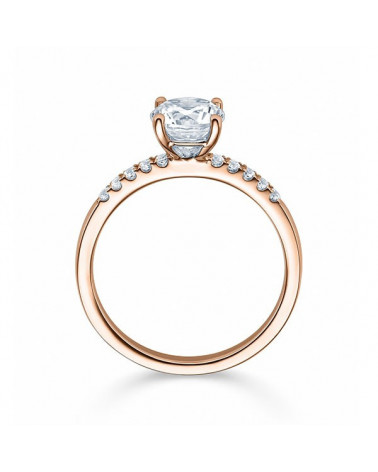 Aldebarán 0,25 | Oro rosa - ANILLOS DE COMPROMISO EN ORO ROSA - Anillo para la pedida con diamantes naturales sostenibles en oro