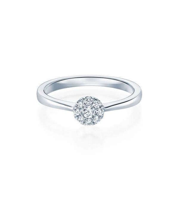 Scorpii 0,15 | Oro blanco o Platino - Anillos de compromiso - Precioso anillo de compromiso con diamantes en oro de 18K o Platin