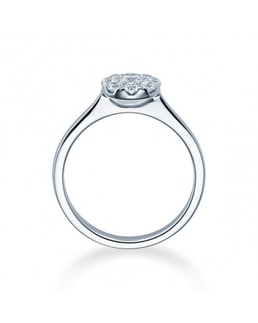 Scorpii 0,15 | Oro blanco o Platino - Anillos de compromiso - Precioso anillo de compromiso con diamantes en oro de 18K o Platin