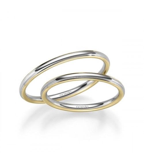 Anillos de boda finos en oro blanco y oro amarillo - Alianzas de boda - 


