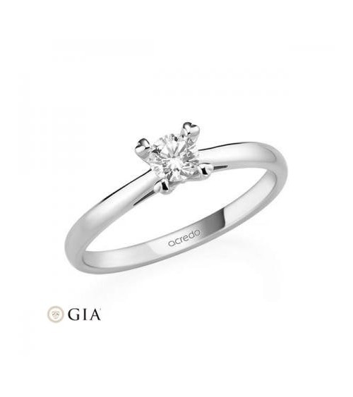 Sargas 0,30 | Oro blanco o Platino - Anillos de compromiso - Anillo de compromiso para mujer en oro blanco o platino