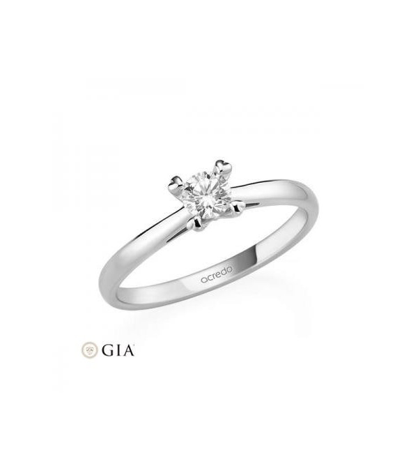 Sargas 0,30 | Oro blanco o Platino - Anillos de compromiso - Anillo de compromiso para mujer en oro blanco o platino