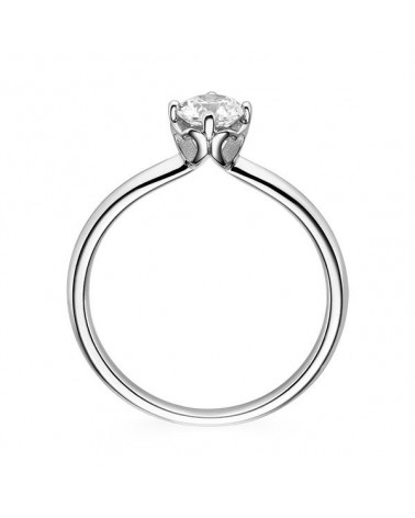 Polaris 0,10 | Oro blanco o Platino - Anillos de compromiso - Anillo de pedida marca internacional Acredo en oro blanco o Platin