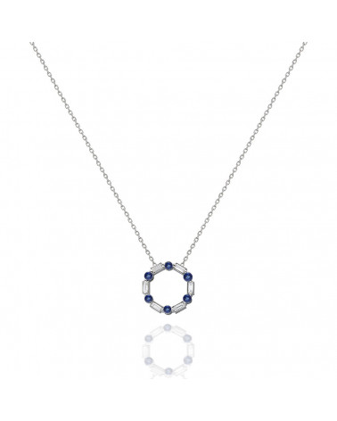 Collar Mab 0,85 | Diamantes y zafiros - Jewelry - 