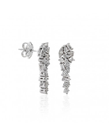 Pendientes Portia 0,51 | Diamantes - Joyeria - Exclusivos pendientes de oro blanco con diamantes