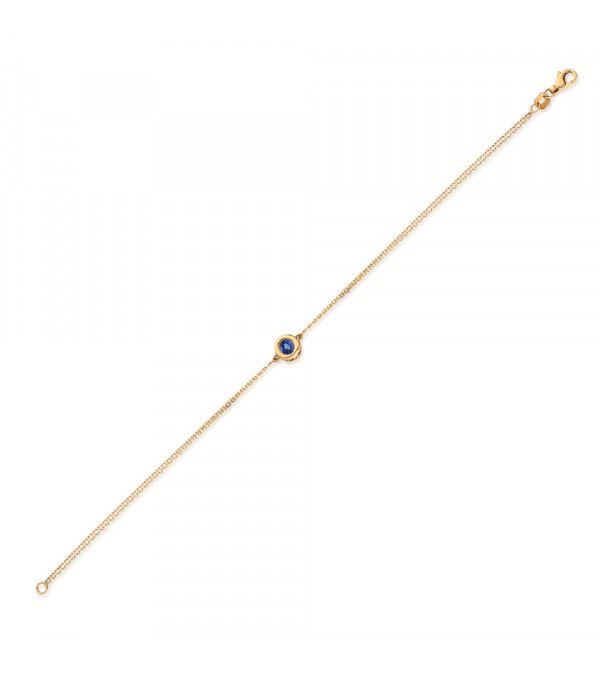Pulsera Naos Blue 0,20 | Zafiros - Joyeria - Pulsera de oro con un zafiro