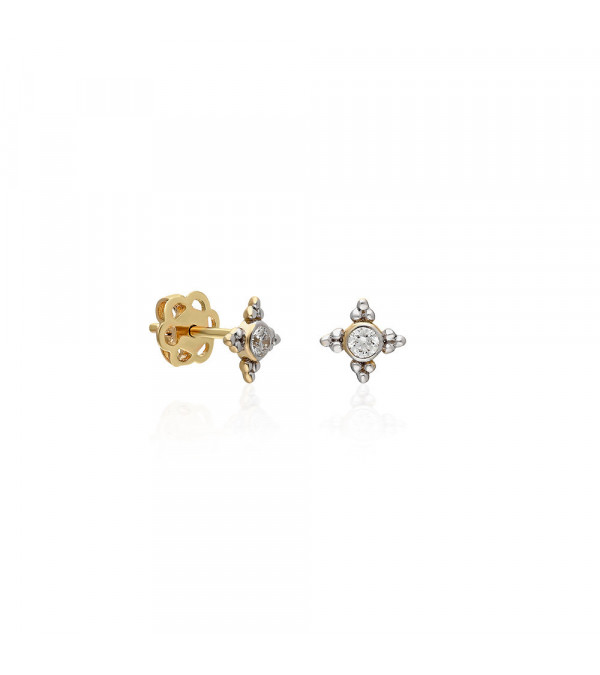 Pendientes Vigo 0,12 | Diamantes - Joyeria - Pendientes originales con diamantes en oro blanco