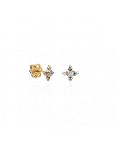 Pendientes Vigo 0,12 | Diamantes - Joyeria - Pendientes originales con diamantes en oro blanco