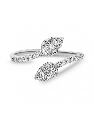 Los anillos más originales de oro blanco con diamantes | Staring