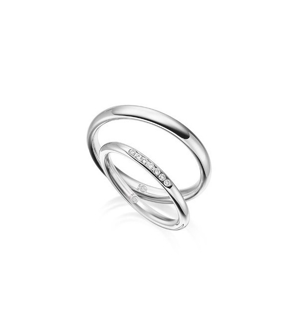 Alianzas de boda de platino económicas en Zaragoza | Staring
