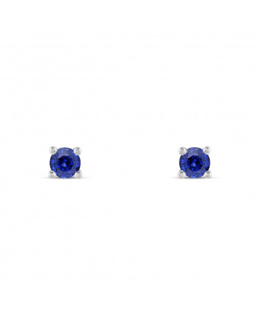 Clásicos pendientes de oro con zafiros, esmeraldas y rubíes | Staring