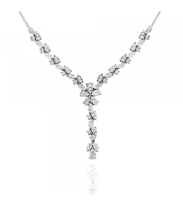 Collares de oro con diamantes y zafiros al mejor precio | Staring