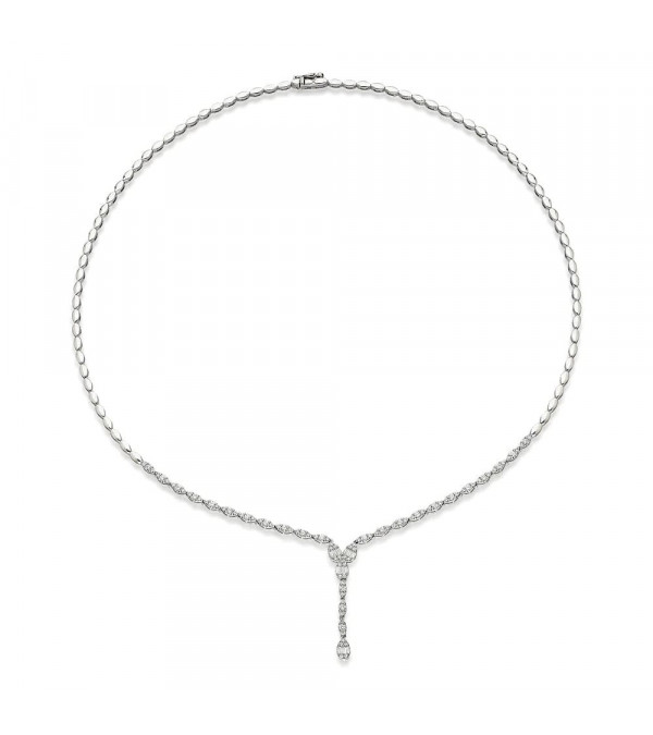 Elegantes collares de oro con diamantes naturales al mejor precio