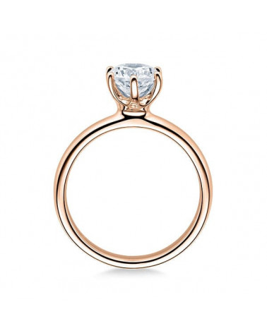 Anillo de pedida con diamante sintético en Madrid | Staring