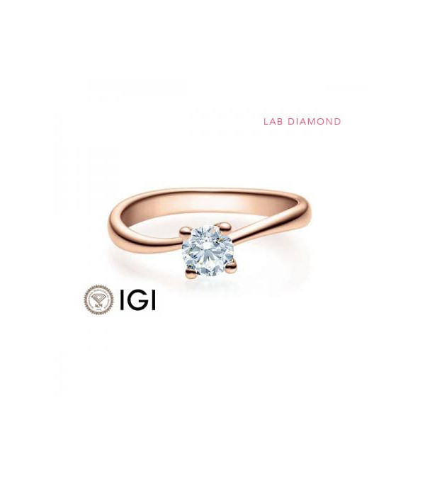 Anillo de compromiso con diamante artificial en Murcia | Staring