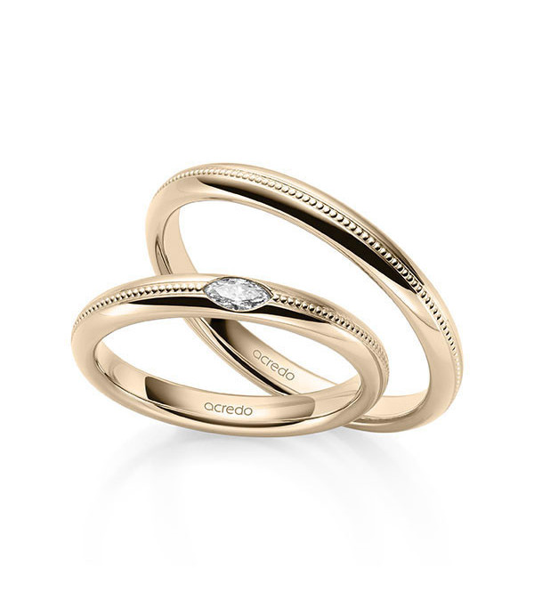 Los mejores anillos de matrimonio de oro rosa de marca internacional