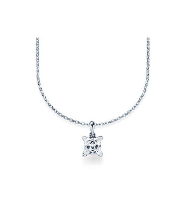 Aros económicos de oro blanco de 18 quilates con diamantes