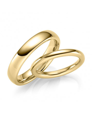 Alianzas de boda clásicas económicas | Staring