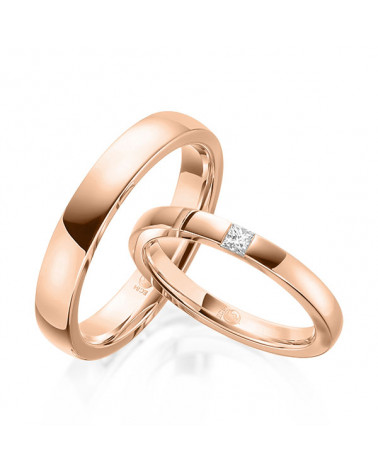 Alianzas de boda clásicas económicas | Staring