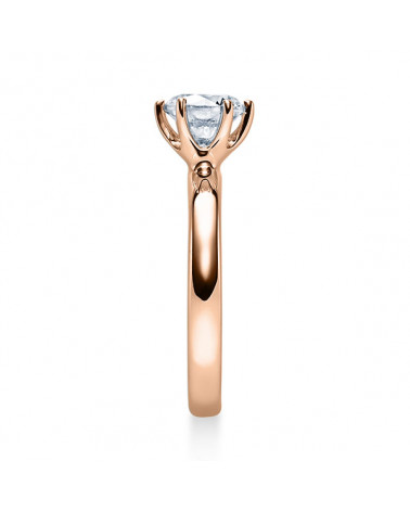 Anillo de compromiso en oro blanco barato de la mejor calidad alemana