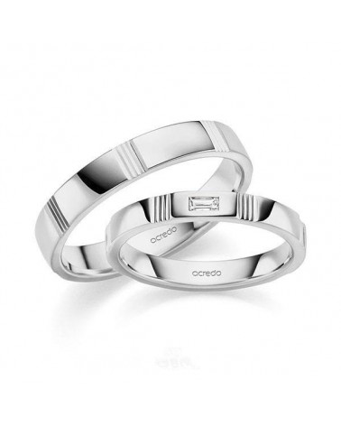 Alianzas de boda de platino económicas en Santiago | Staring