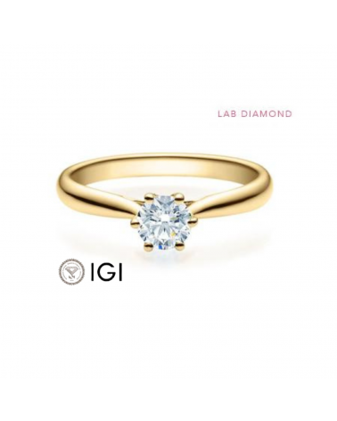 Anillo de pedida con diamante sintético en Barcelona | Staring