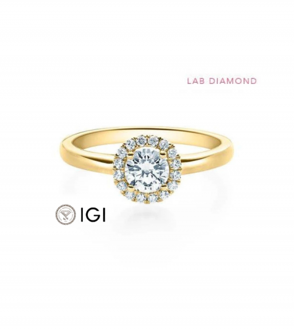 Anillo de compromiso con diamante de laboratorio en Tarragona | Staring