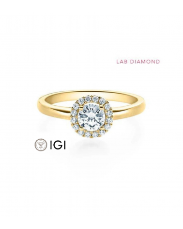 Anillo de compromiso con diamante de laboratorio en Tarragona | Staring