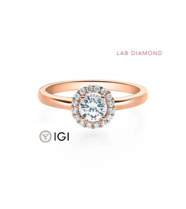 Anillo de compromiso con diamante de laboratorio en La Coruña | Staring