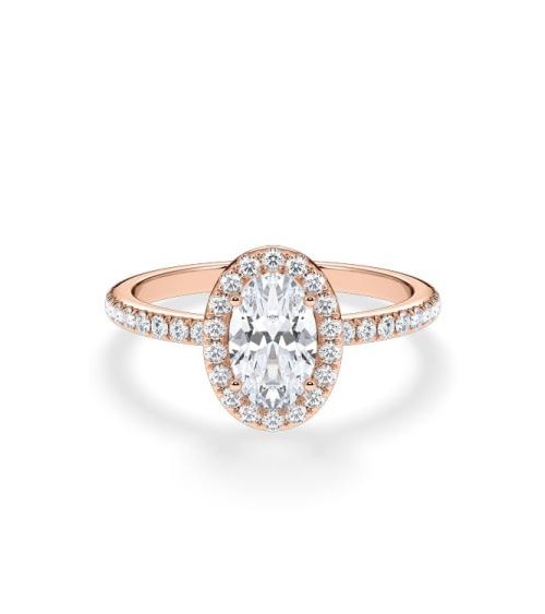 Anillos de pedida combinados con diamantes sintéticos | Staring