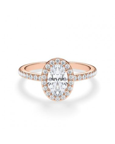 Anillos de pedida combinados con diamantes sintéticos | Staring