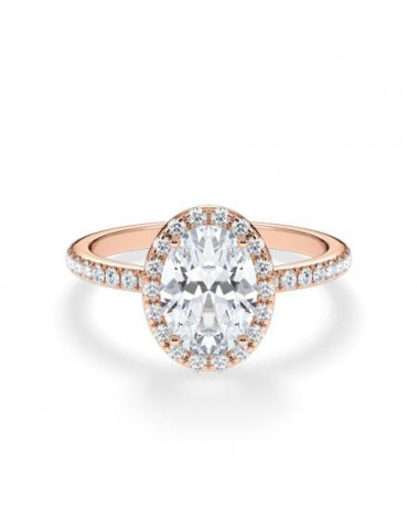 Anillos de pedida combinados con diamantes sintéticos | Staring