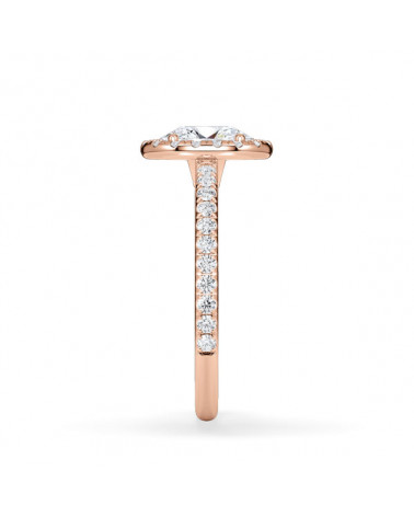 Anillos de pedida combinados con diamantes sintéticos | Staring