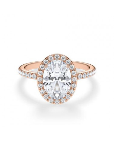 Anillos de pedida combinados con diamantes sintéticos | Staring