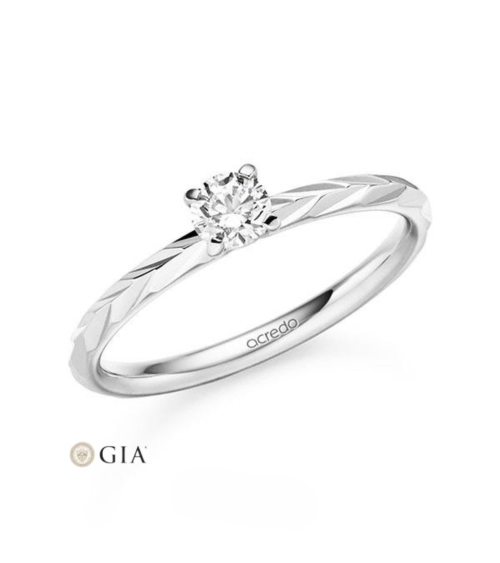 Exclusive Platinum 950 engagement ring for the proposal | Staring