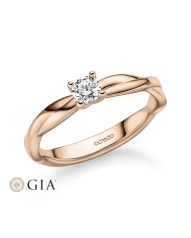 Unique pink gold engagement rings | Staring