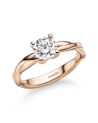 Unique pink gold engagement rings | Staring