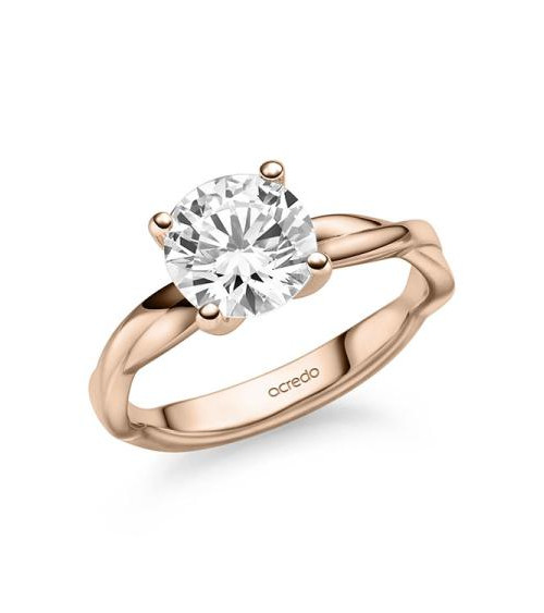 Unique pink gold engagement rings | Staring