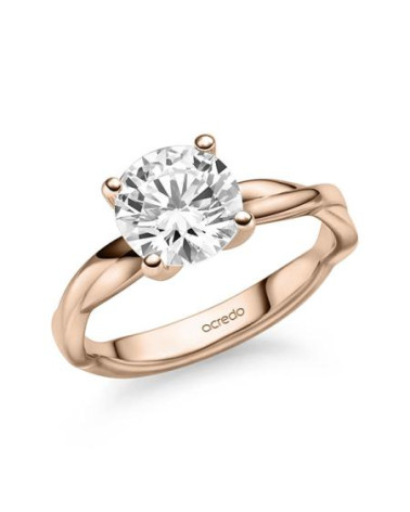 Unique pink gold engagement rings | Staring
