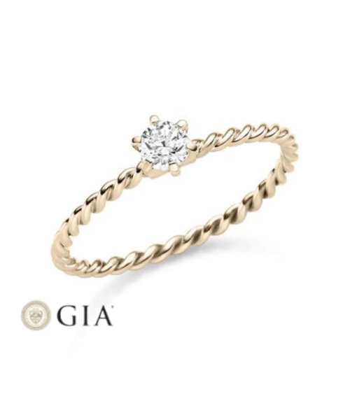 New exclusive collection of pink gold engagement rings  | Staring