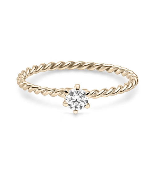 New exclusive collection of pink gold engagement rings  | Staring