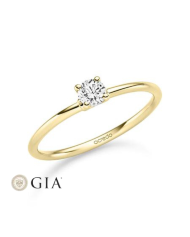 18k Yellow gold engagement rings in Spain  | Staring