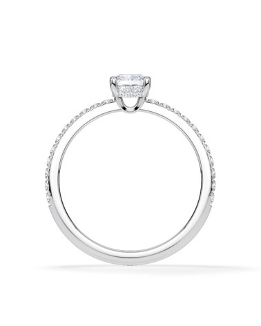 Pavé engagement rings with ethical lab-grown diamonds | Staring