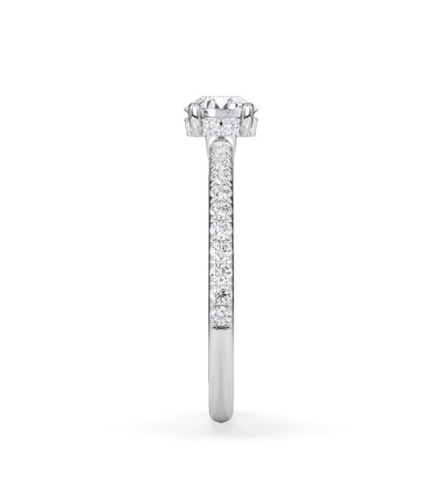 Pavé engagement rings with ethical lab-grown diamonds | Staring