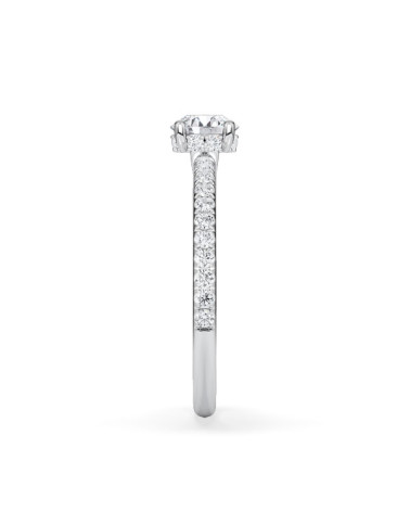 Pavé engagement rings with ethical lab-grown diamonds | Staring