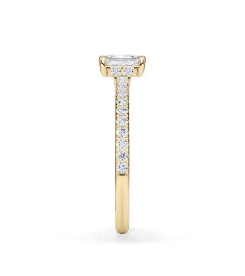 Anillos con corte esmeralda o radiant con lab diamond | Staring