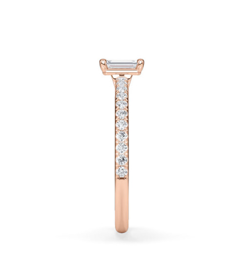 Combined Pavé engagement rings with lab-grown diamonds | Staring