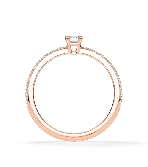 Combined Pavé engagement rings with lab-grown diamonds | Staring